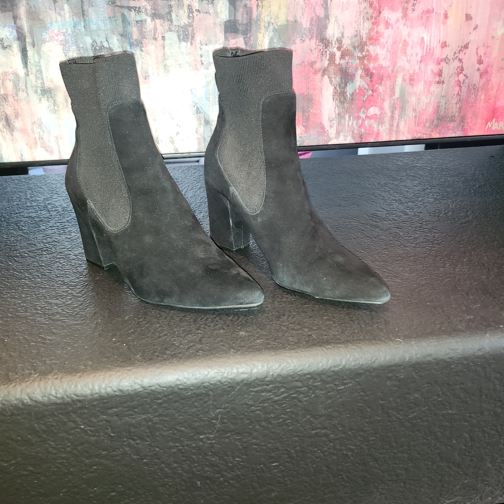 Steve Madden Black Heeled Boots